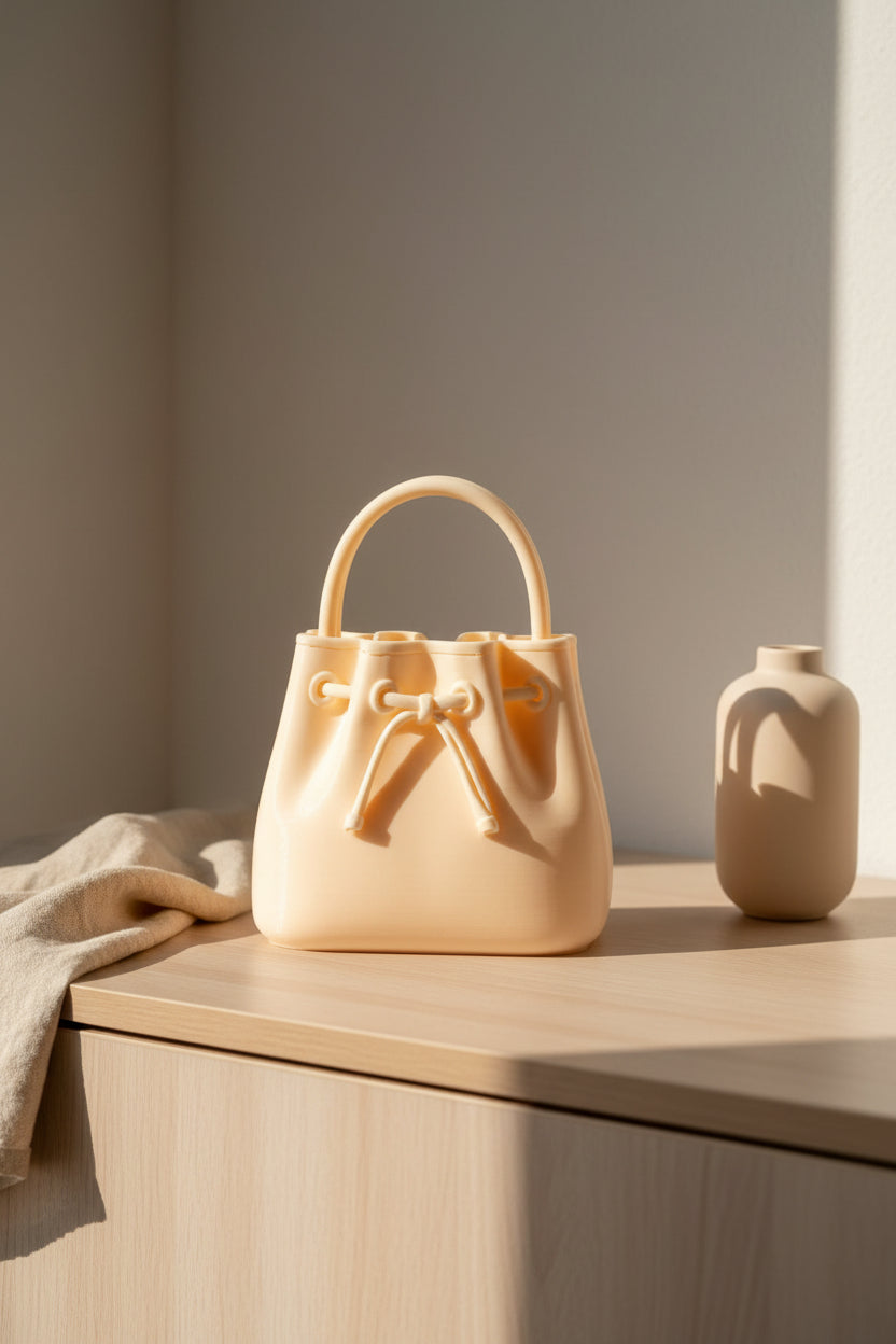 Bag-Shaped Makeup Brush Holder