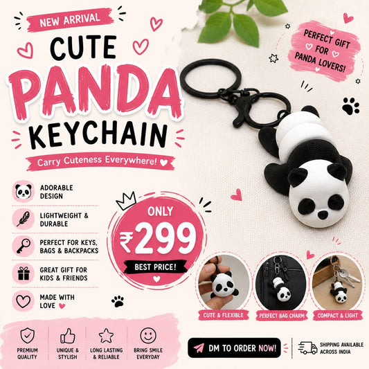 Baby Panda Keyring