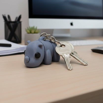Baby Rhino Bag Charm