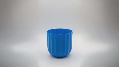 Modern Ribbed Planter Pot
