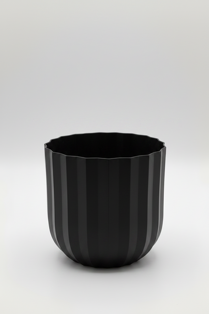 Modern Ribbed Planter Pot