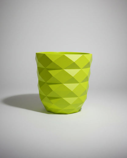 Fluorescent Green Geometrical Pot