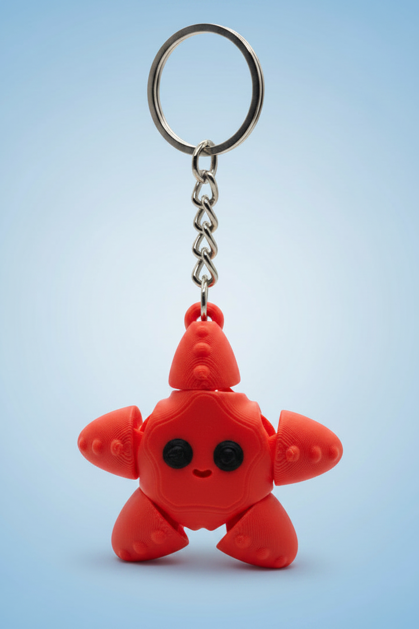 Baby Starfish Bag Charm